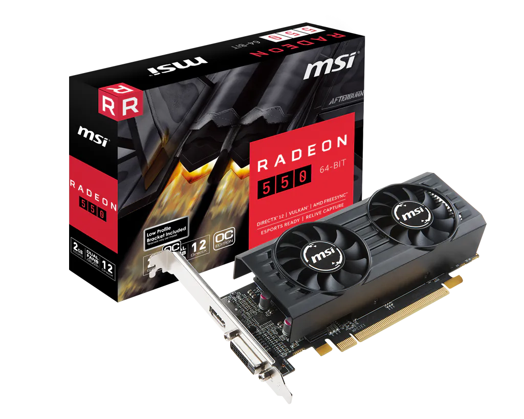 MSI Radeon 550 2GT LP OC